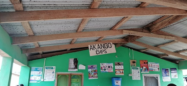 The Akango Community has been compelled to use its community center as a CHPS Compound