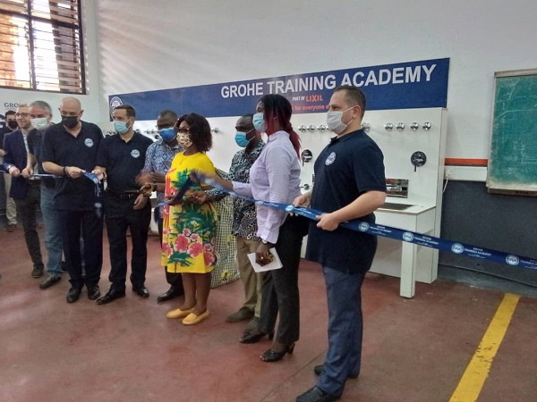 Inaugration of GIVE training facility in Accra.