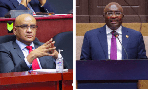 Mohamed Irfaan Ali and Dr Mahamudu Bawumia