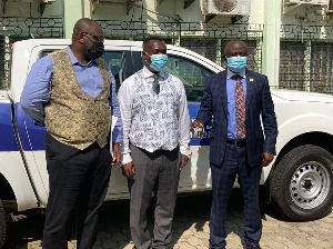 To mark National Farmers Day, Stanbic Bank Ghana donated a pick-up truck to Agric Ministry