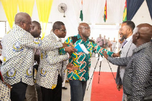 Rev Owusu Bempah was prevented from exchanging pleasantries with John Mahama