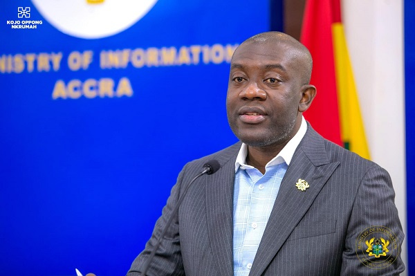 Kojo Oppong Nkrumah, Information Minister