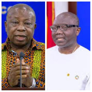 Kwaku Agyemang-Manu, Minister of Health and Ken Ofori -Atta