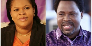 The late Prophet TB Joshua and wife, Evelyn Joshua