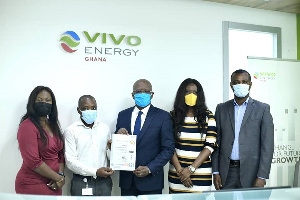 Vivo Energy Ghana awarded ISO 9001:2015 (Quality Management System) certification