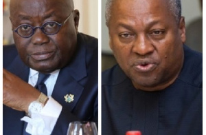 President Nana Addo Dankwa Akufo-Addo and John Dramani Mahama