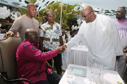 President Akufo-Addo and Former NPP Chairman Paul Afoko