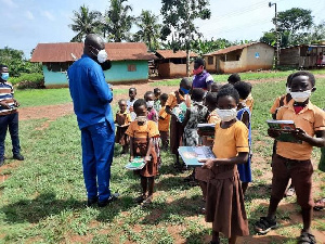 The students with their books