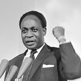 Ghana's first President Dr. Kwame Nkrumah