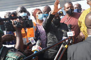 President Nana Addo Dankwa Akufo-Addo was at the Odawna market