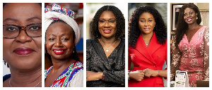 Five Ghanaian women has been named in a prestigious continental list