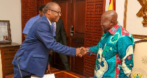 President Nana Addo Dankwa Akufo-Addo with the BoG governor