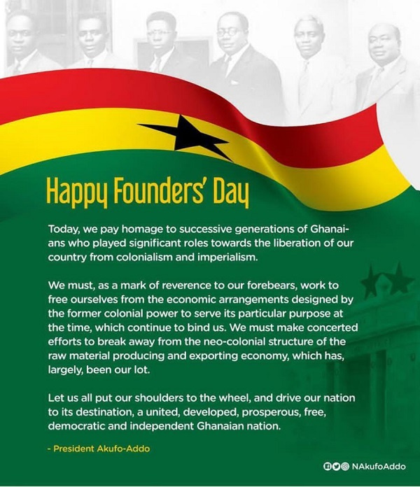 Ghana celebrated its founders day on August 4