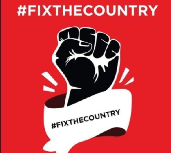 #FixTheCountry movement is a group of young activists demanding accountability from govt