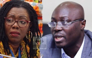 Communications Minister, Ursula Owusu-Ekuful, Minority Spokesperson on Finance, Cassiel Ato Forson