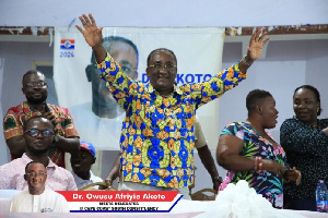 NPP flagbearer hopeful, Dr. Owusu Afriyie Akoto