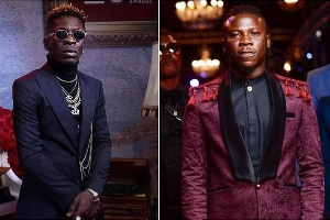 Dancehall artistes Shatta Wale and Stonebwoy