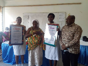 Queenmother of Ho Dome, Mama Attrato II with the two nurses