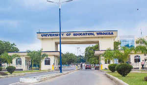 Front view of the University of Education, Winneba