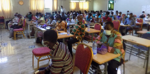 Participaants of the annual performance review of the Ketu South Municipal Health Directorate