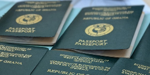 A file phot of Ghanaian passports