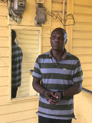 Bright Kofi Bansah was arrested for  illegally, reconnecting customers