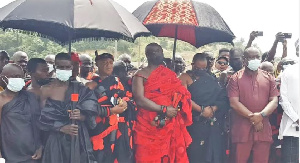 Some chiefs and members of the community during the memorial service