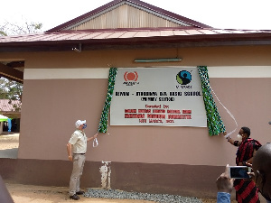 Photo of the newly built classrooms