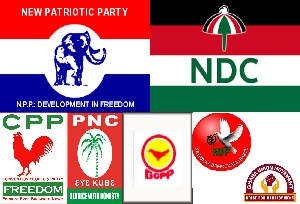 The candidates are contesting on the ticket of eight political parties