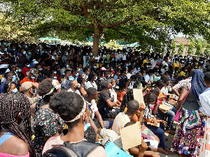 Students from the University of Ghana Accra City Campus