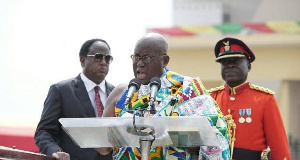 President Nana Addo Dankwa Akufo-Addo at his inauguration ceremony