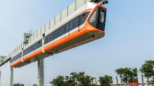 The sky train station was expected to start operations in August, 2020