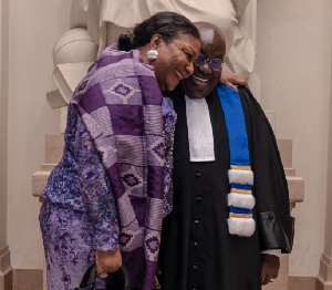 First Lady Rebecca Akufo-Addo and Nana Addo