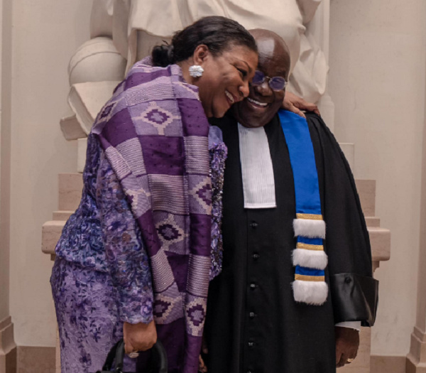 First Lady Rebecca Akufo-Addo and Nana Addo