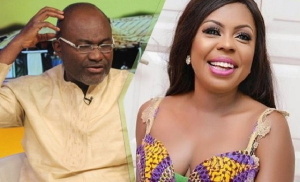 Kennedy Agyapong and Afia Schwarzenegger