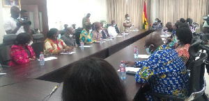 Madam Martha Pobee, the Acting Chief Director of MoFA presented the check at an event in Accra