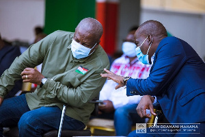 Haruna Iddrisu and former President John Dramani Mahama