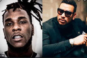 Nigerian musician Burna Boy and South African rapper AKA