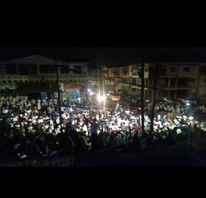 NPP supporters partying in Kumasi