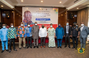 President Akufo-Addo with others at a stakeholders' conference