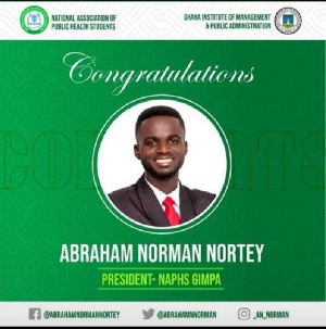 Abraham Norman Nortey, the new NAPHS president