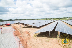 The 6.5-megawatt solar power plant