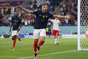 F﻿rance Kylian Mbappe don score five goals for Qatar