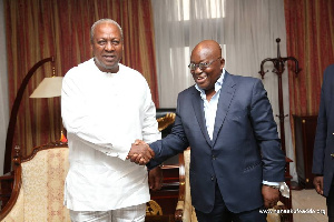 President Nana Addo Dankwa Akufo-Addo and John Dramani Mahama