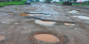 File photo of a deplorable road