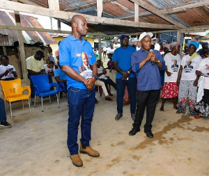 Stephen Ntim  with Charles Opoku