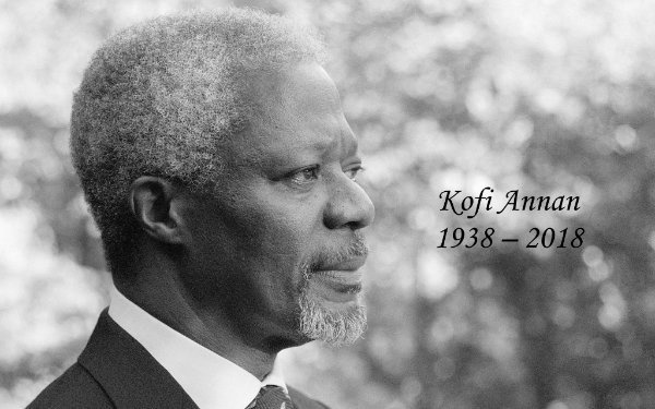 The late Kofi Annan