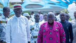 Former President John Agyekum Kufuor  and President Akufo-Addo