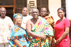 Nana Kobina Nketsia V, others in a group picture