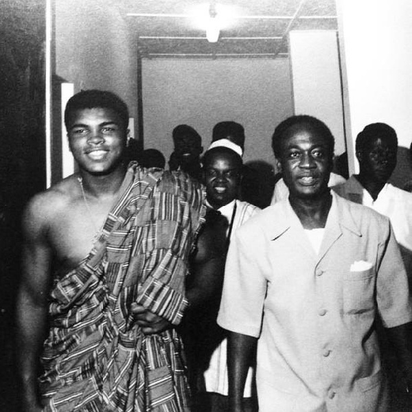 Dr. Kwame Nkrumah meets Muhammad Ali